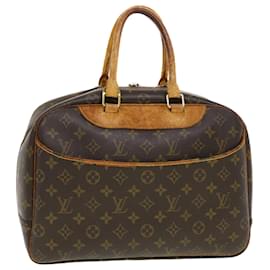 Louis Vuitton-LOUIS VUITTON Monogramm Deauville Handtasche M.47270 LV Auth bs5779-Braun