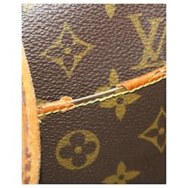 Louis Vuitton-LOUIS VUITTON Monogramm Deauville Handtasche M.47270 LV Auth bs5779-Braun