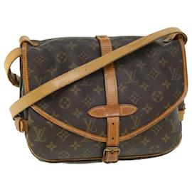 Autre Marque-Louis Vuitton Monogram Saumur 30 Shoulder Bag M42256 LV Auth 50331-Brown