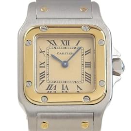 Cartier-Quartz Santos Galbee Wrist Watch	 W20012C4-Silvery