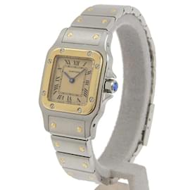 Cartier-Montre-bracelet à quartz Santos Galbee W20012C4-Argenté
