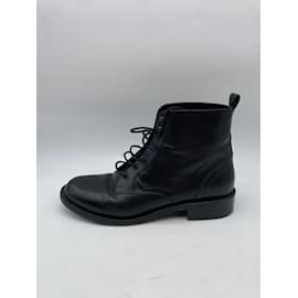 Saint Laurent-SAINT LAURENT  Ankle boots T.eu 39.5 leather-Black