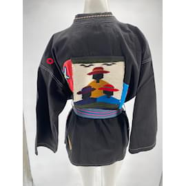 Autre Marque-MONOKI  Jackets T.FR Taille Unique Cotton-Black
