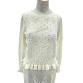 Céline-CELINE  Knitwear T.International S Cotton-White