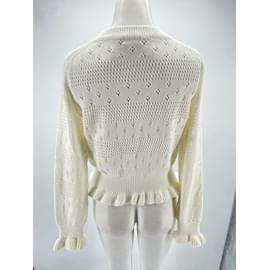 Céline-CELINE  Knitwear T.International S Cotton-White