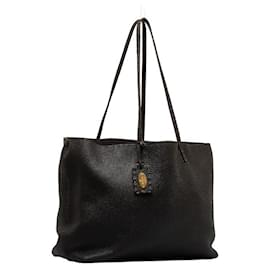 Fendi-Fendi Tote Selleria de Cuero Bolso Tote de Cuero 8BH126 en buen estado-Castaño