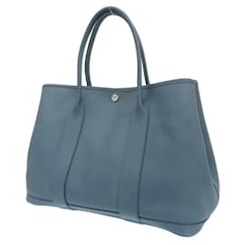 Hermès-Garden Party PM  in Great Condition-Blue