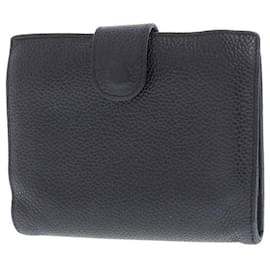 Chanel-Portafoglio bifold CC Caviar-Nero