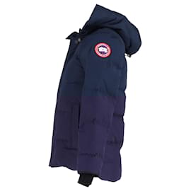 Canada Goose-Canada Goose Macmillan Parka in Navy Blue Polyester-Blue,Navy blue