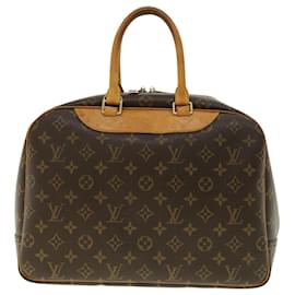 Autre Marque-LOUIS VUITTON Monogram Deauville Hand Bag M47270 LV Auth 39259-Brown