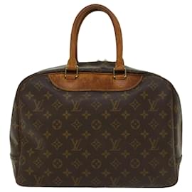 Louis Vuitton-Bolso de mano Deauville con monograma M de LOUIS VUITTON47270 LV Auth 46588-Castaño