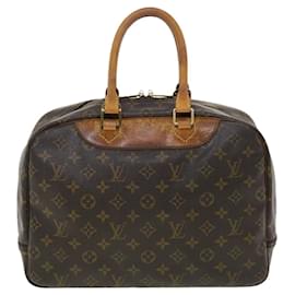 Autre Marque-LOUIS VUITTON Monogram Deauville Hand Bag M47270 LV Auth 39462-Brown
