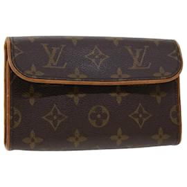Autre Marque-LOUIS VUITTON Monogram Pochette Florentine Waist bag M51855 LV Auth bs5422-Brown