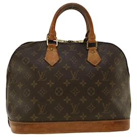 Autre Marque-LOUIS VUITTON Monogram Alma Hand Bag M51130 LV Auth rd4989-Brown