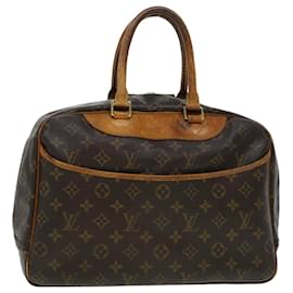 Autre Marque-LOUIS VUITTON Monogram Deauville Hand Bag M47270 LV Auth rd5123-Brown