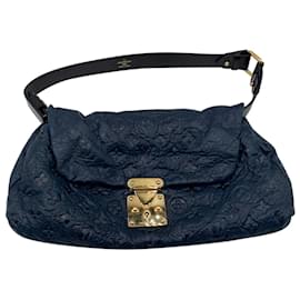 Louis Vuitton-LOUIS VUITTON  Handbags T.  leather-Navy blue