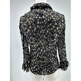 Saint Laurent-SAINT LAURENT  Tops T.fr 40 silk-Black