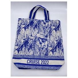 Dior-DIOR  Handbags T.  cloth-Blue
