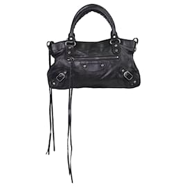 Balenciaga-black City bag-Black