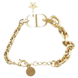 Christian Dior Bracciale stella CD in oro D'oro