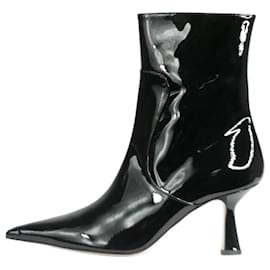 Aeyde-Black patent ankle boots - size EU 38-Black