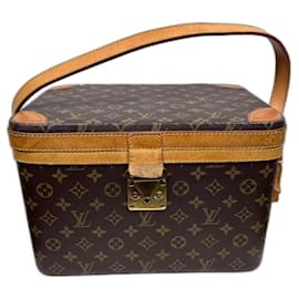 Louis Vuitton-Mala de viagem-Marrom