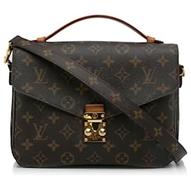 Louis Vuitton-Louis Vuitton Brown Monogram Pochette Metis-Brown