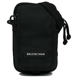 Balenciaga-Pochette Balenciaga Explorer noire-Noir