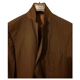 Autre Marque HAROLD COLLECTION Wool Blazer Dark Brown Dark brown