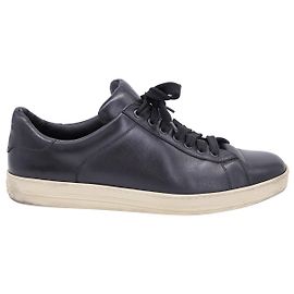 Baskets basses Tom Ford en cuir noir Noir