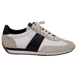 Tom Ford-Tom Ford Orford Sneakers in Multicolor Canvas And Suede-Multiple colors