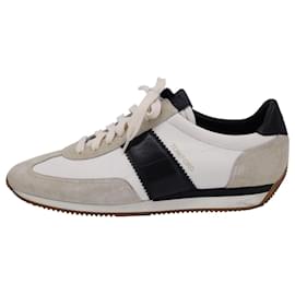 Tom Ford-Tom Ford Orford Sneakers in Multicolor Canvas And Suede-Multiple colors