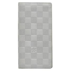 Louis Vuitton-Damier Infini Brazza Wallet N60335-White