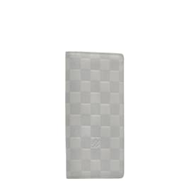 Louis Vuitton-Damier Infini Brazza Wallet N60335-White