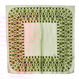 Chanel-Silk scarf-Golden