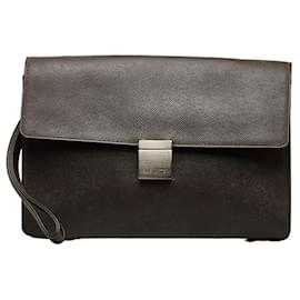 Louis Vuitton-Taiga Selenga Clutch Bag  M30788-Brown