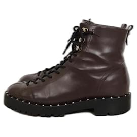 Valentino Garavani-bottines-Marron