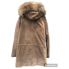 Hermès-Men Coats Outerwear-Light brown