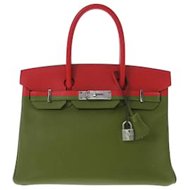 Hermès-HERMES BIRKIN 30-Red