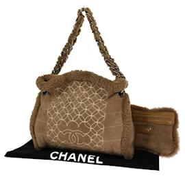 Chanel-Chanel Cabas-Marrone