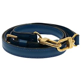 Louis Vuitton-LOUIS VUITTON Epi Adjustable Shoulder Strap 35.8""-42.9"" Blue LV Auth 53130-Blue