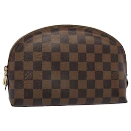 Louis Vuitton-LOUIS VUITTON Damier Ebene Pochette Cosmetic GM Pouch N23345 LV Auth 53458-Other