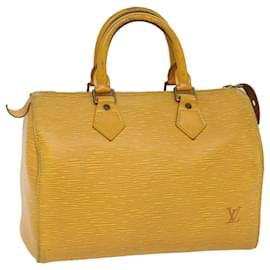 Louis Vuitton-Louis Vuitton Epi Speedy 25 Bolsa de mão Tassili Yellow M43019 Autenticação de LV 53603-Outro
