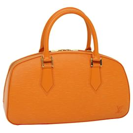 Louis Vuitton-LOUIS VUITTON Epi jasmine Hand Bag 2way Orange Mandarin M5208H LV Auth 53312-Other,Orange