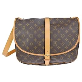 Louis Vuitton-Louis Vuitton Saumur 35-Brown