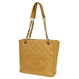 Chanel-Chanel PST (Bolso de compras pequeño)-Beige