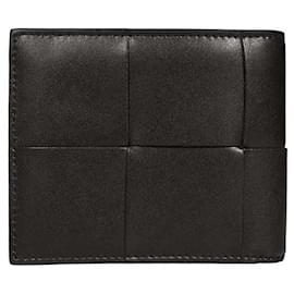 Bottega Veneta-Bi-Fold Cassette Wallet in Dark Brown Dark Brown-Dark brown