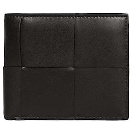 Bottega Veneta-Bi-Fold Cassette Wallet in Dark Brown Dark Brown-Dark brown