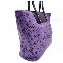 Louis Vuitton-Louis Vuitton Limited Edition bag x Takashi Murakami Cosmic Purple-Purple