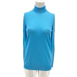 Céline-Camiseta de punto CELINE.Lana M internacional-Azul